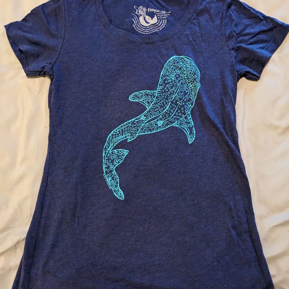 Octopus Ink Whale Shark Short-Sleeve Shirt